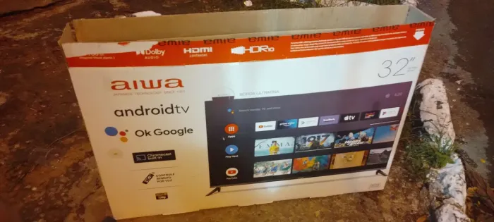 Tv 32 aiwa Android bluetooth Chrome  cast 700 reais 