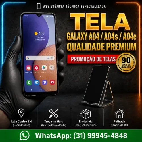 Tela Samsung Galaxy A04 / A04s / A04e ? Qualidade Premium!