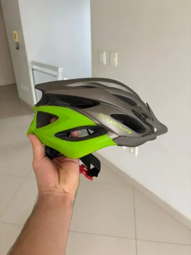 Capacete Ciclismo Absolute com LED Traseiro Original Usado
