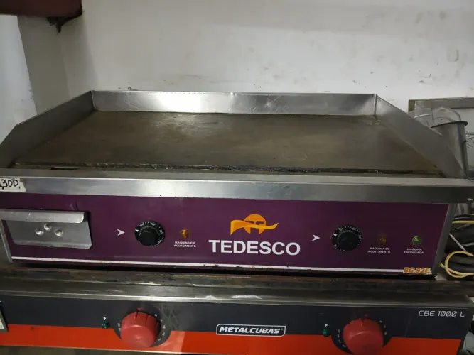 Chapa hambúrgueria elétrica 