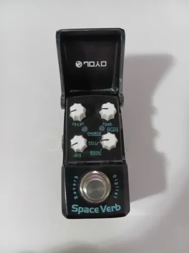 Pedal JOYO Digital Reverb Mini Pedal 4 Modos - SPACE VERB (Usado ótimo estado)