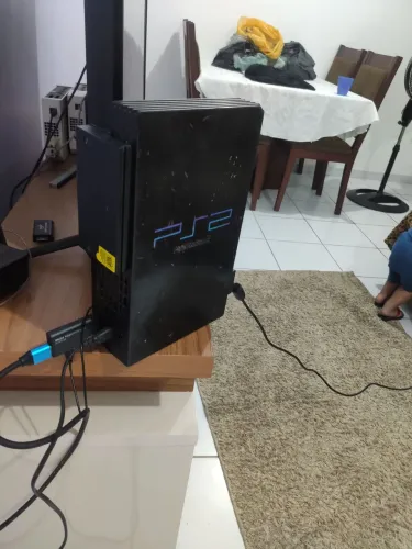Playstation 2 fat HD com modem interno lotado de jogos 50 jogos só os melhores