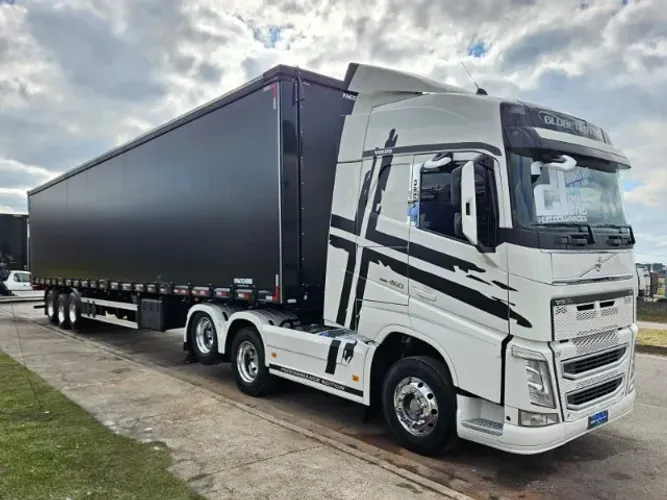Volvo FH 460 6x2 Globetrotter Ano 21 Plano Ouro + Sider Facchini 30 plts 15.40 x 2.90 pneu