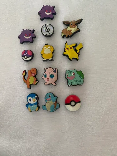 Jibbitz Pokémon original 10,00 a unidade