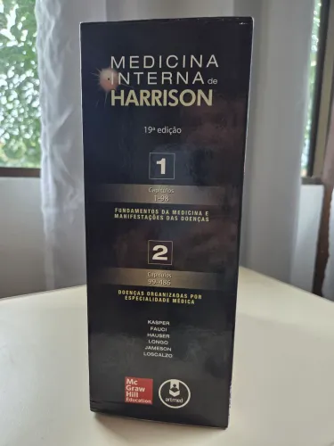 Medicina Interna de Harrison 19ª edição - 2 volumes com box - Excelente estado