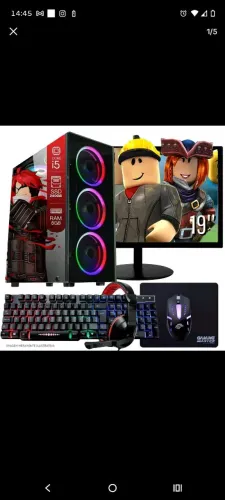 Computador PC Gamer Completo TOB Intel Core i5 SSD 240GB 8GB
