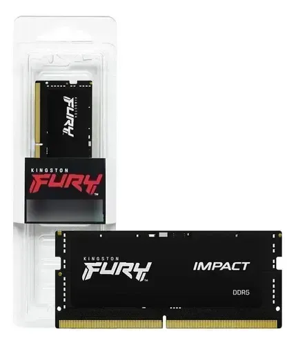 Memória Ram Notebook Ddr5 Fury Impact 16gb Kingston Kf548s38