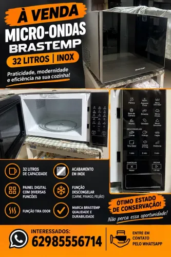Microondas Brastemp 32 litros 