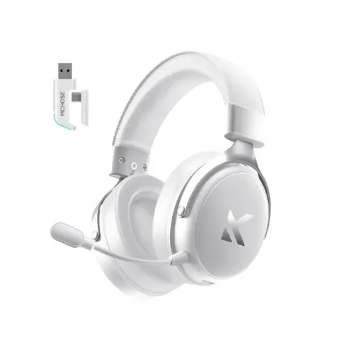 Headset Mchose V9 PRO - WHITE - NOVO - BATERIA 250HRS - PRODUTO PREMIUM!