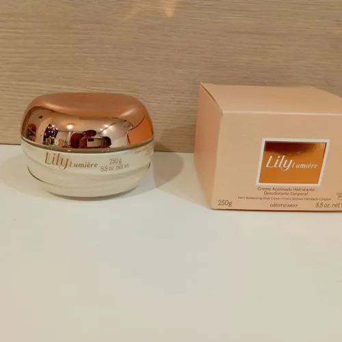 Creme acetinado hidratante desodorante corporal