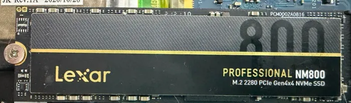 SSD M.2 Profissional de 512gb da Lexar - Modelo NM800 - PCIe Gen4x4 - Leitura de até 7000