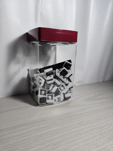 Keycaps/teclas pudding pretas
