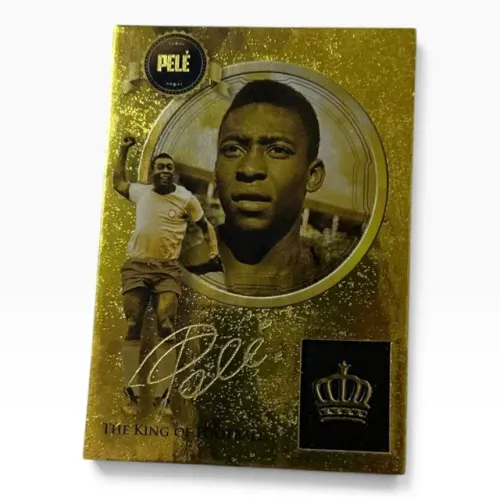 Carta Dourada Pelé - Panini