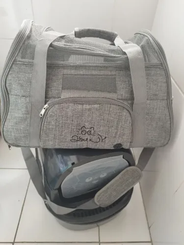 Bolsa de pet, Caixa de areia e cortador de pelo