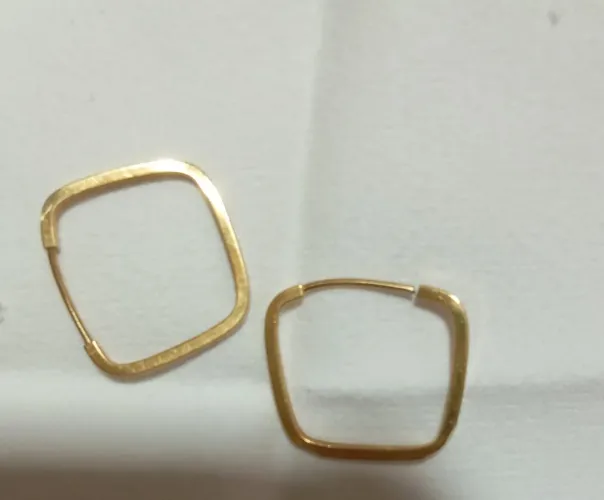 Argola de ouro 18 