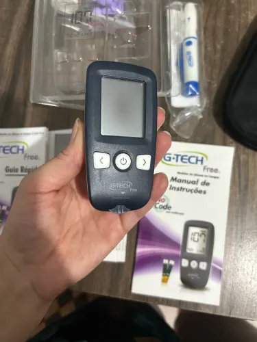 Kit Aparelho de Medir Glicemia Glicose Diabetes G-tech