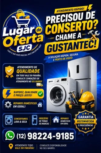 Consertos de Máquinas de lavar e Geladeiras