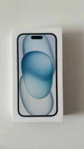 iPhone 15 azul 128GB NOVO LACRADO NA CAIXA