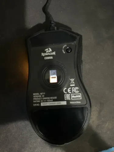 Mouse Gamer Redragon King Cobra Chroma RGB Pixart 3360 - Pouco Uso / Estado de Novo