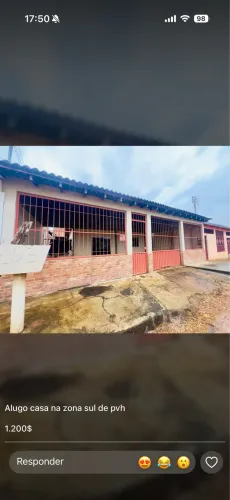 Vendo ou alugo casa na zona sul