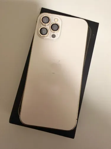 iPhone 12 Pro Max 128GB Dourado + Caixa e Cabo