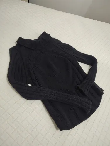 blusa preta tricô