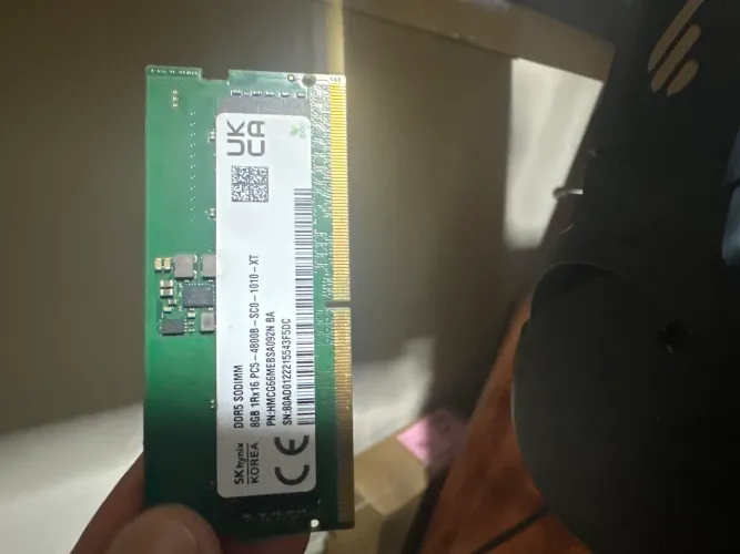 Memória RAM 8gb ddr5 para Notebook