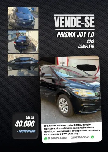 Chevrolet Prisma Sed. Joy/ LS 1.0 8V Flexpower 4P 2019