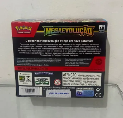 POKEMON MEGA EVOLUÇÃO BOOSTER BOX LACRADA ORIGINAL NOVO COPAG oportunidade 1 unidade