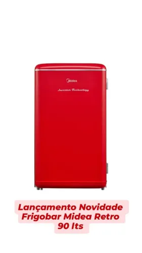 Frigobar Midea Retro Novo