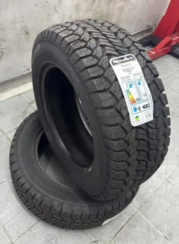Pneus 265/60 aro 18 Barum da Continental novos para caminhonete