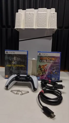 Ps5 Slim Mídia Física, Nota Fiscal e Caixa