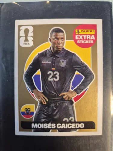Figurinha Legend Moisés Caicedo Ouro