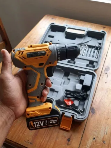 Parafusadeira Furadeira de Impacto WAP WF 12K3.2 12V - Nova na caixa com todos acessórios