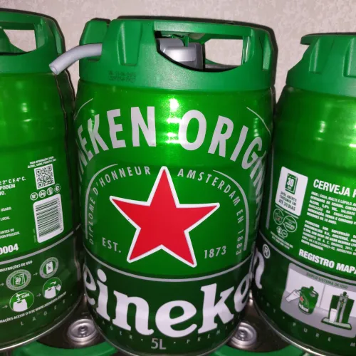 2 barris chopp Heineken 5L. Vazias.