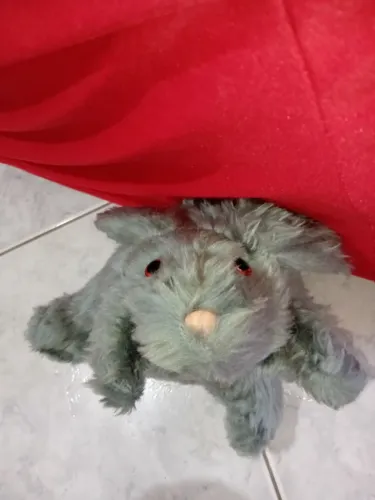 FANTOCHE DE COELHO PADUANA VINTAGE - ANOS 80/90 - ETIQUETA ORIGINAL! PEÇA VINTAGE