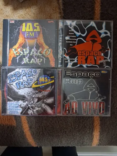 Cds espaço rap 4 cds 