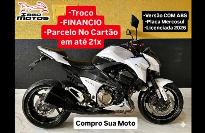 Kawasaki Z 800 ABS 2016, Impecável, bros twister xre cb xj hornet cbr 600 1000 ninja xt mt