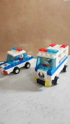 Conjunto Blocos De Montar Polícia 252 Peças Fan Fun Toys 