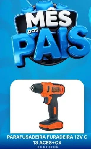 PARAFUSADEIRA FURADEIRA 12V C 13 ACES+CAIXA