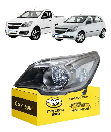 Farol Agile Montana 2010 11 12 13 14 15 16 A 2021 Esquerdo Esquerdo/motorista