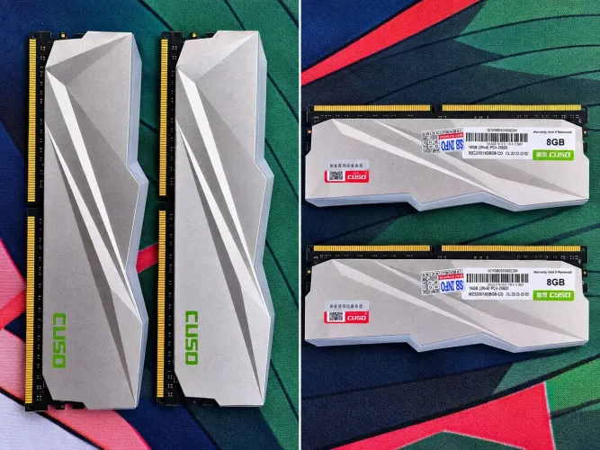 Memória RAM 2x 8 GB