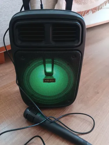 Caixa bluetooth Karaoke com Microfone