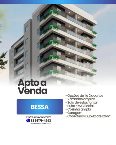 Bessa - Opções de 1 e 2 quartos