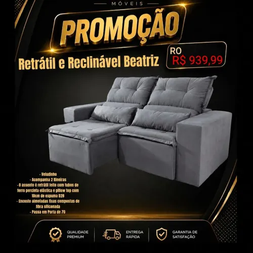 Retrátil e Reclinável Beatriz
