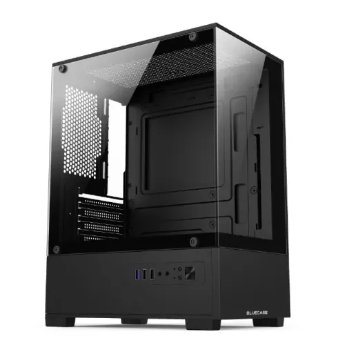 Gabinete Gamer Hit Vidro temperado bluecase -Loja Fs