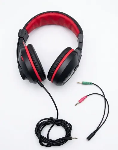 Headset Gamer ELG Exodus Na Caixa Com Adaptador PC PS4 Xbox