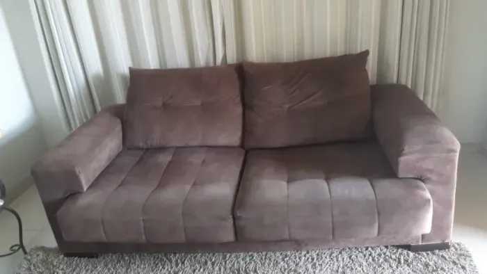 Sofa grande retrátil de 3 lugares