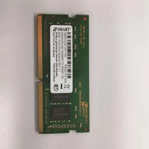 Memória 8GB 3200Mhz para Notebook Smart DDR4 