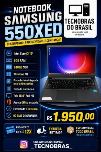 Notebook Samsung i3 12ª